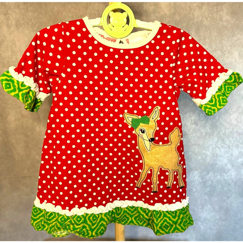Adorable Baby Reindeer Shirt - Nursery Rhyme Play 12M